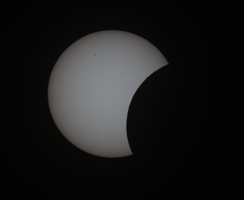 Partial Eclipse at 10:32:33