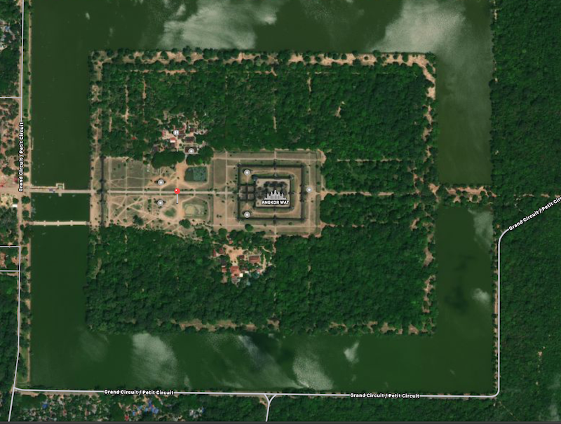 Map of AngkorWat