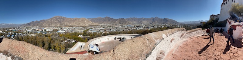 panorama of Lhasa
