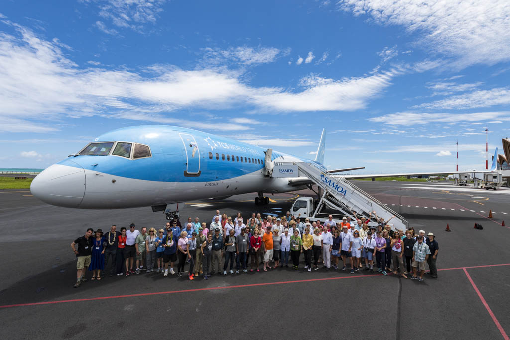 Tour Group at Samoa