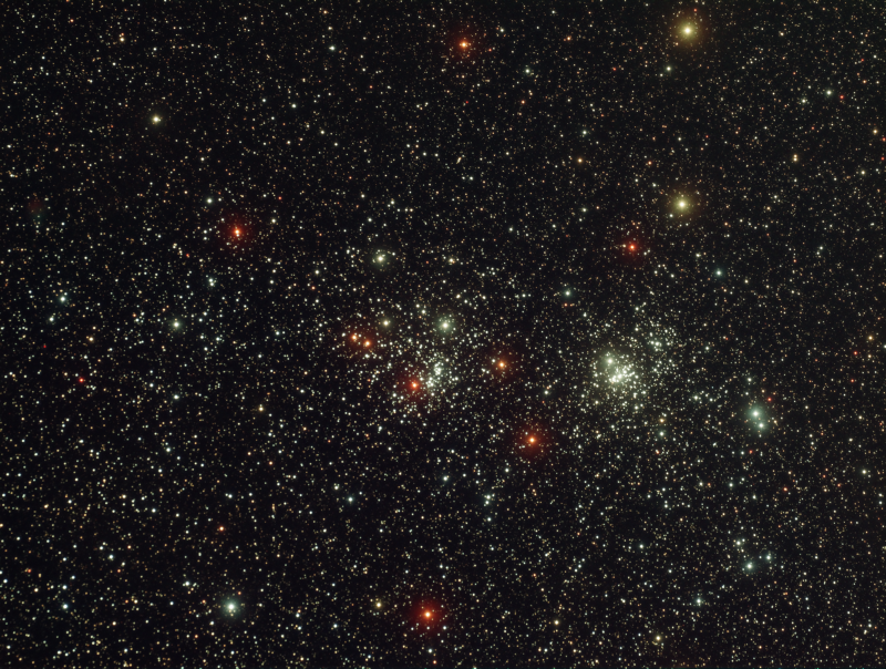 Double
                Cluster in V, Y, NIR