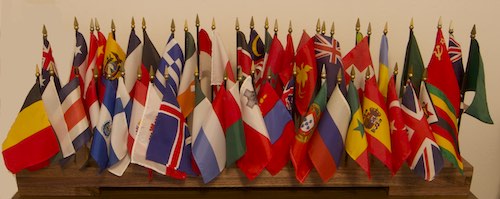 Rob and Carrie's flags